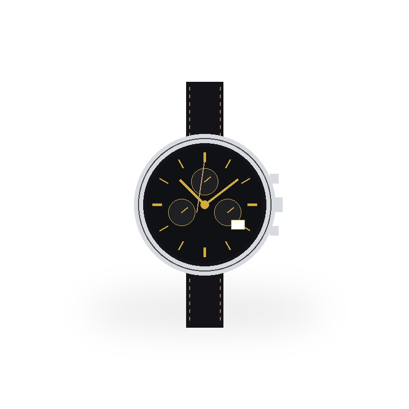 Cronógrafo Automatique Heritage 42mm Acero & Cuero